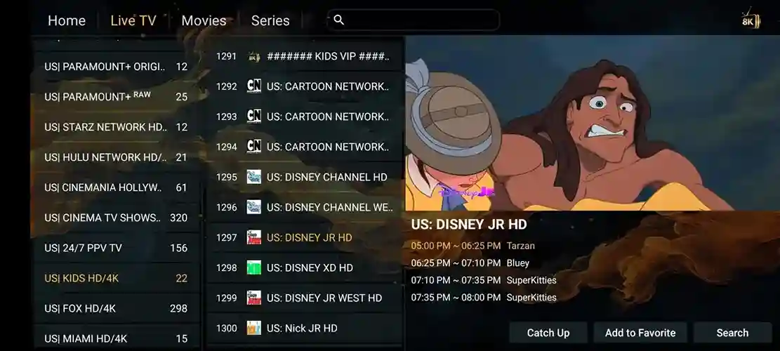 Preview 2 - Bingetrax Premium IPTV Subscription